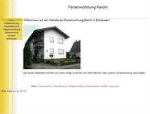 Tablet Screenshot of ferienwohnung-reichl.de